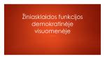 Socialinių burbulų ir alternatyviosios žiniasklaidos įtaka visuomenėje