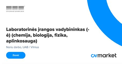 Laboratorinės įrangos pavyzdžiai