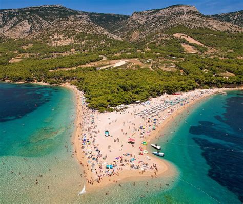 Zlatni Rat paplūdimys Bračo saloje