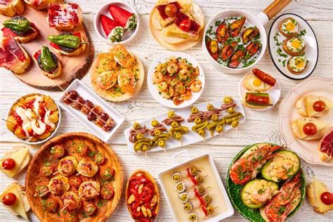 Tradicinis ispaniškas tapas užkandis