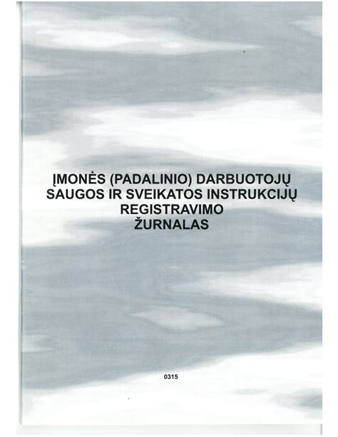 Darbuotojų saugos ženklų ir instrukcijų piktograma