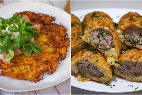 Įvairios bulvių patiekalų variacijos