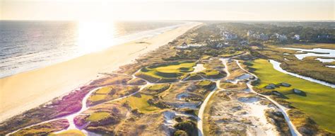 Kiawah salos paplūdimio panorama