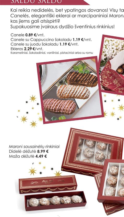 Įvairių Maximos tortų asortimento nuotrauka