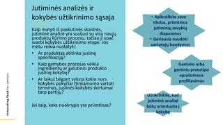 Juslinės analizės panelių mokymo procesas