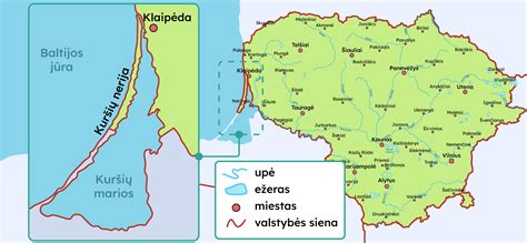 Floridos žemėlapis su pavaizduota geografine padėtimi ir kaimyninėmis valstijomis