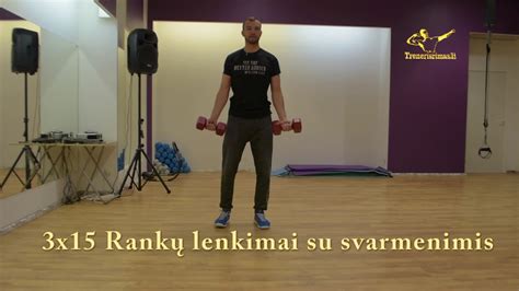 Rankų ir pečių pratimų kompleksas