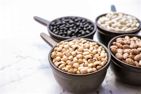 įvairių rūšių pupelės