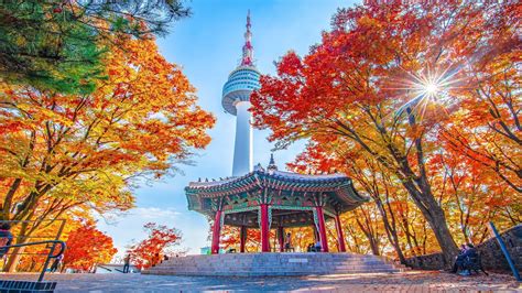 Seulo panorama su Namsan bokštu