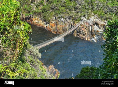 Storms River Suspension Bridge Tsitsikamos nacionaliniame parke