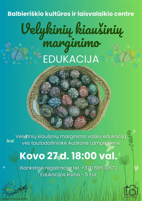 Audronė Lampickienė moko Velykinių kiaušinių marginimo