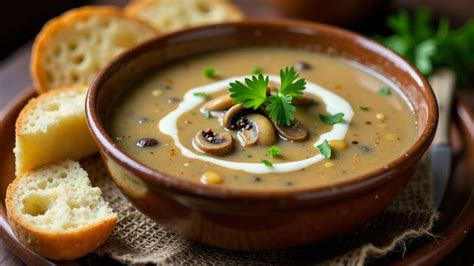 klasikinė grybų sriuba su sūriu