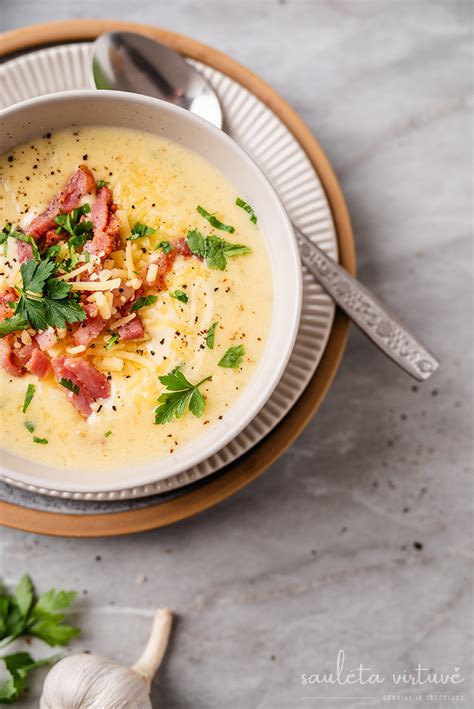 sūrio sriuba su maltinukais