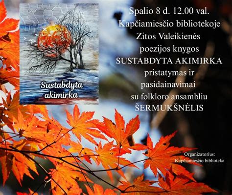 Poezijos pavasario renginio akimirka