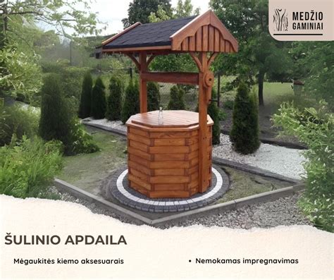 Medinio šulinio stogelio konstravimas