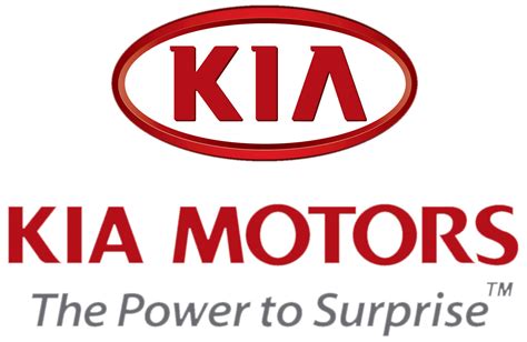 Kia Motors logotipas ir šūkis
