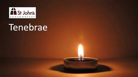 Tenebrae pamaldų simbolika