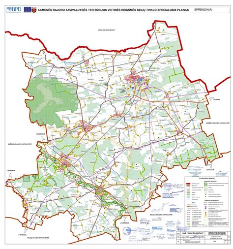 Kunkių kaimo gatvių tinklo schema