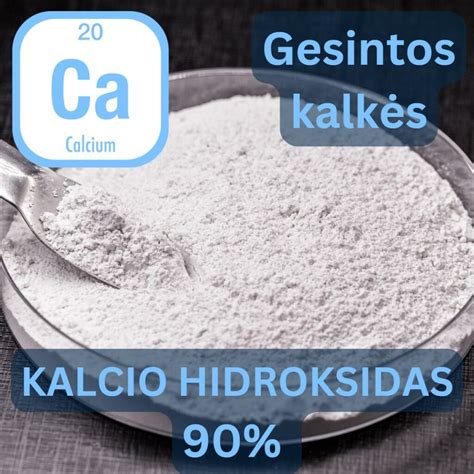 Kalcio naudos infografika