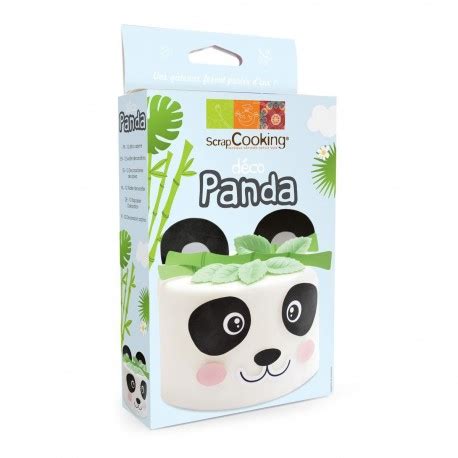 Ingridientai panda torto dekoravimui