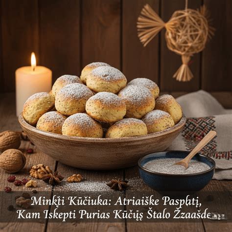 Lietuviškų Kūčių stalo saldumynai