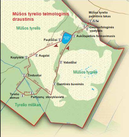 Mūšos tyrelio tako žiedinis maršrutas