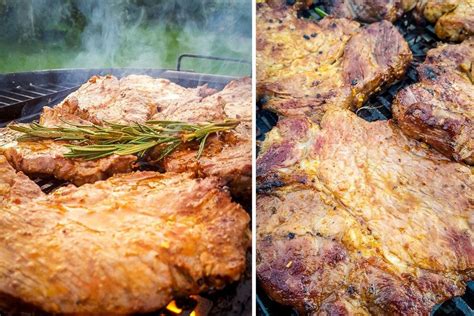 Kiaulienos sprandinės kepsniai marinuoti sojų padaže ir garstyčiose