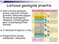Geologinė Uralo kalnų sandara ir uolienų tipai
