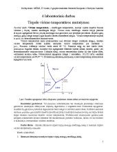 Laboratorinės įrangos schema tirpalo virimo temperatūros nustatymui vakuume