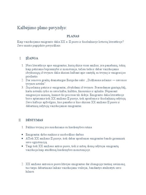 Kadruotės plano pavyzdys