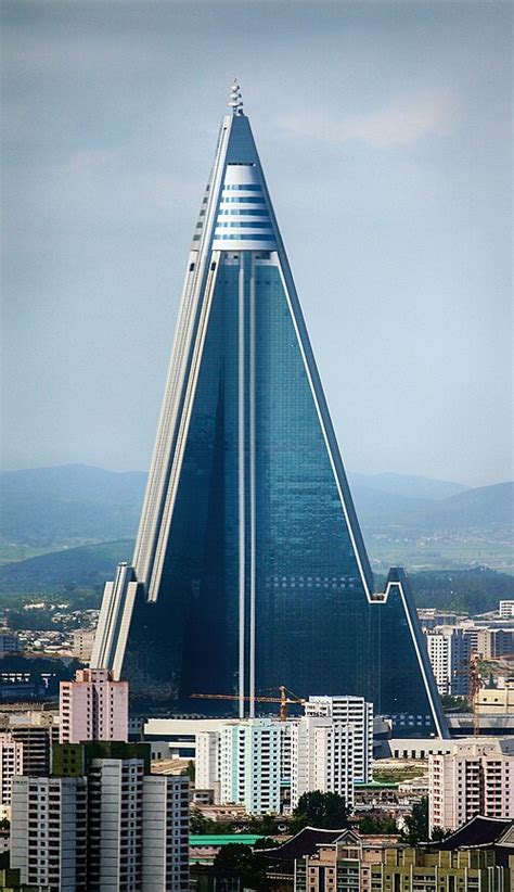 Ryugyong viešbučio Pchenjane vaizdas