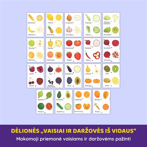 Rudenio gėrybės: daržovės ir vaisiai, skirtos fermentacijai