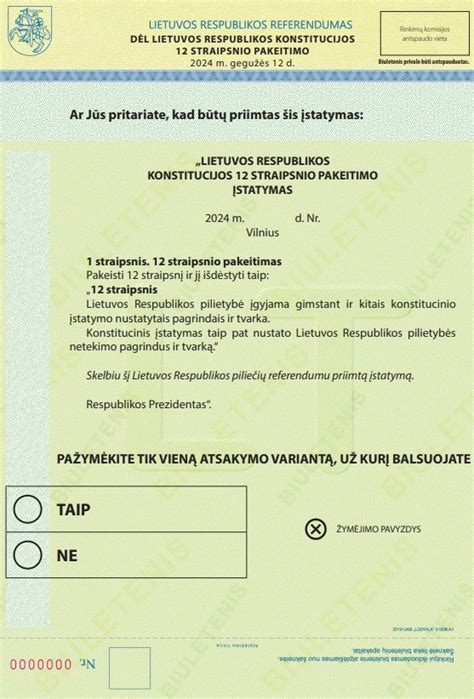 Referendumo biuletenis Pietų Osetijoje