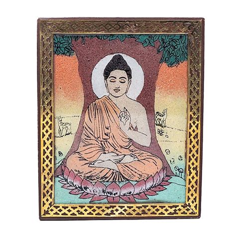 Buda medituojantis po Bodhi medžiu