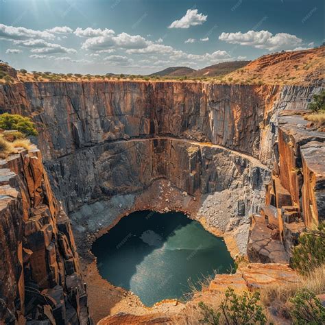 Didžiosios Skylės (Big Hole) vaizdas Kimberlyje