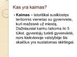 Lietuviškas kaimas su duonos krosnimi