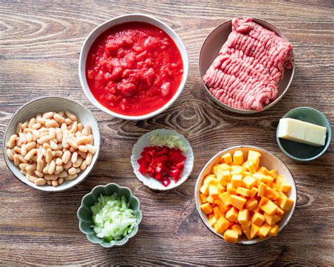 Ingredientai čili troškiniui