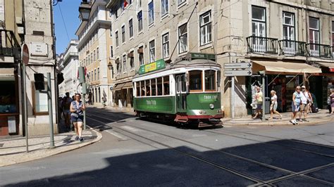 Lisabonos tramvajus ir senamiestis