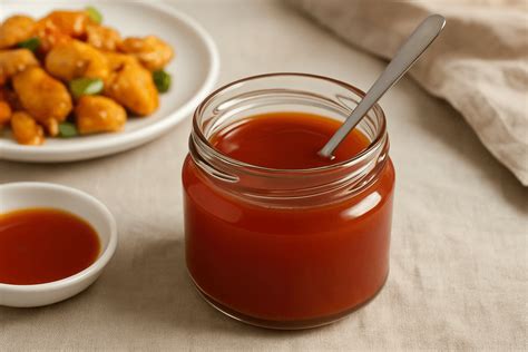 Saldžiarūgščio padažo sudedamosios dalys