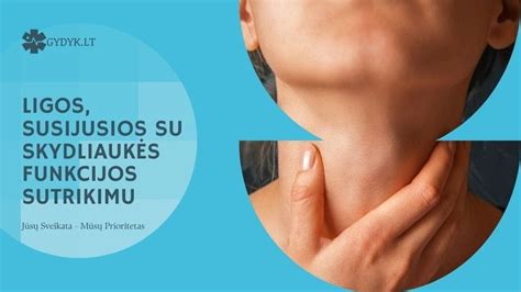 Skydliaukės funkcijos schema