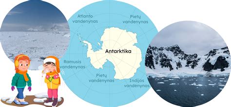 Antarktidos žemėlapis ir Antarkties sutarties sistemos paaiškinimas