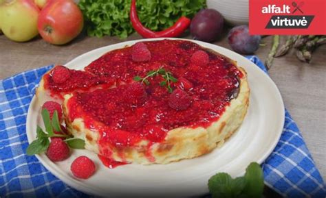 Įvairūs sūrio pyragų su vaisiais variantai