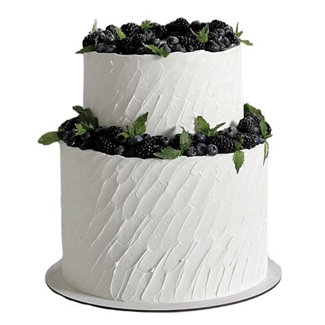 Nuogas vestuvinis tortas su uogomis ir žalumynais