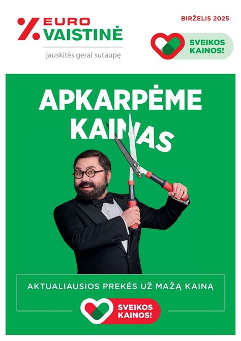Vaistinės akcijų pavyzdys