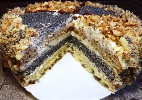 aguonų pyrago ingredientai