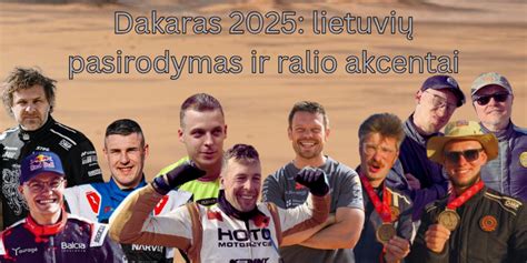 Lietuvos atstovai Dakaro ralyje