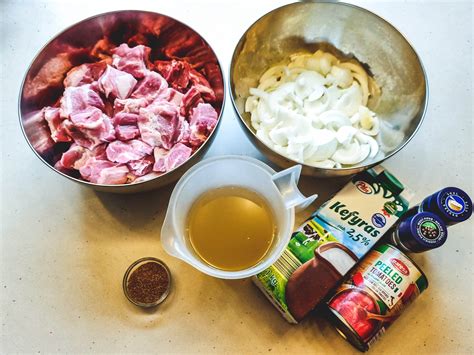 Marinato ingredientų rinkinys
