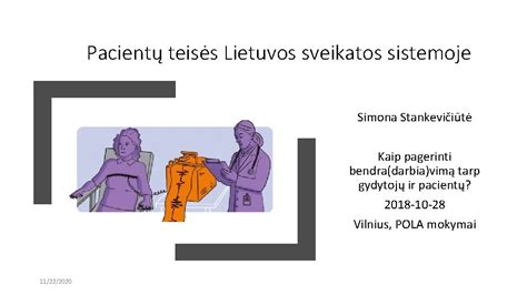 Pacientų teisių ir pareigų atmintinė