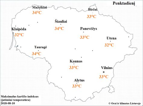 Lietuvos orų tendencijos ir prognozės artimiausiam dešimtmečiui