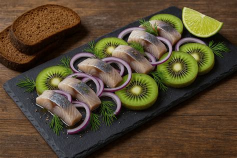 Ingredientų pasirinkimas šašlykams su kiviais